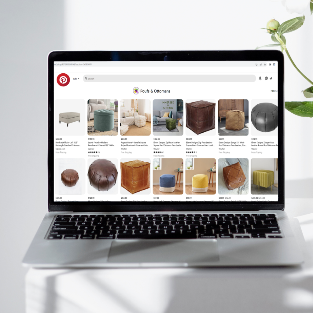 E-commerce sur Pinterest