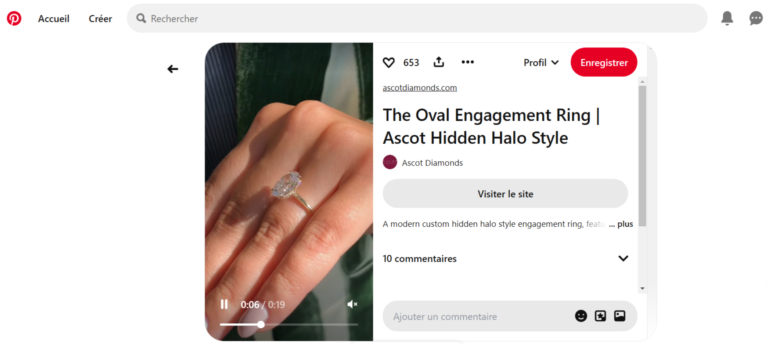 Pinterest - créer des épingles vidéo