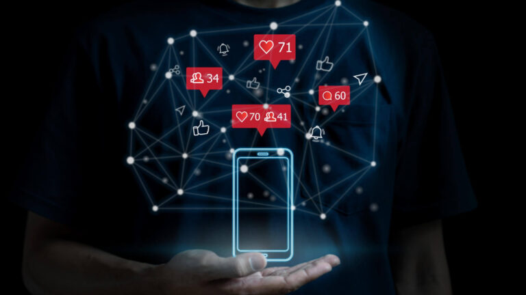 interactions sur les réseaux sociaux